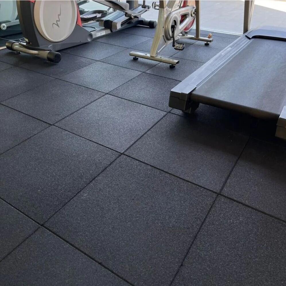 Plain Black Granule Tile